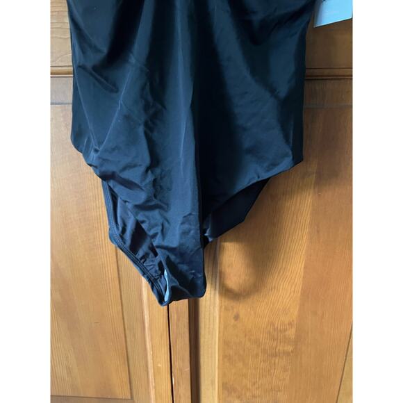 NWT Andie Women's The Bonita One Piece Smooth Eco-Nylon Swimsuit Black Size S - Picture 4 of 15